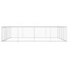 Outdoor Dog Kennel Galvanised Steel 299.2"x299.2"x76.8"