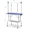 Large Size 46&quot; Grooming Table for Pet Dog and Cat with Adjustable Arm and Clamps Large Heavy Duty Animal grooming table