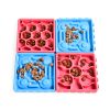 Non Slip Pet Puzzle Bowl Licking Pad Pet Slow Food Feeding Dishes Interactive Cat Dog Bowl