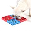 Non Slip Pet Puzzle Bowl Licking Pad Pet Slow Food Feeding Dishes Interactive Cat Dog Bowl