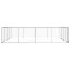 Outdoor Dog Kennel Galvanised Steel 299.2"x299.2"x76.8"