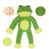 frog shape chewing dog toy