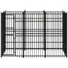 Outdoor Dog Kennel Steel 59.5 ftÂ²