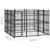 Outdoor Dog Kennel Steel 89.2 ftÂ²