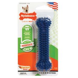 Nylabone Moderate Chew FlexiChew Dental Chew Toy Moderate; Chicken; 1ea-SMall-Regular 1 ct