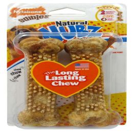 Nylabone Natural Nubz Chicken Dog Treats 2 count; 1ea-Large 30 Ibs.