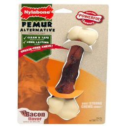 Nylabone Femur Bone Rawhide Alternative Power Chew Durable Dog Toy Femur; Bacon; 1ea-Large-Giant 1 ct