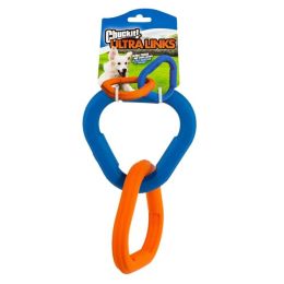 Chuckit! Ultra Links Dog Toy Blue; Orange 9 in One Size