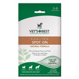 Vets Best Flea and Tick Spot-On 0.6 fl. oz