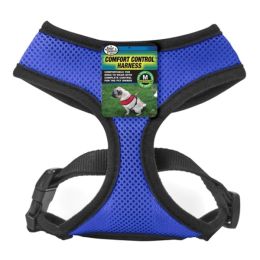 Four Paws Comfort Control Dog Harness Blue Medium