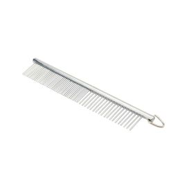 Safari Dog Grooming Comb Medium-Fine Silver 4.5 in