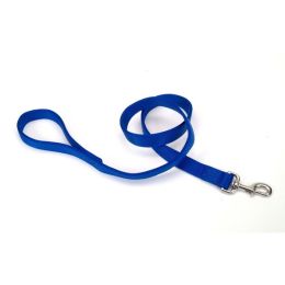 Coastal Double-Ply Nylon Dog Leash Blue 1 in x 4 ft