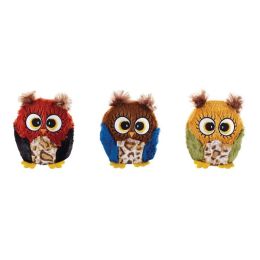 Spot Hoots Owl Plush Dog Toy Assorted 3 in