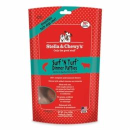 Stella and Chewys Dog Freeze-Dried Surf and Turf Patties 14Oz