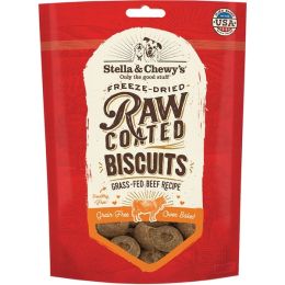 Stella and Chewys Dog Raw Coated Biscuits Beef 9Oz