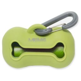 Messy Mutts Dog Wastebag Holder Green