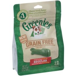 Greenies Grain-Free Dog Dental Treat 12 oz 12 Count Regular