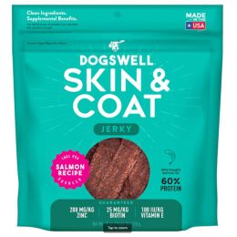 Dogswell Dog Skin and Coat Jerkey Grain Free Salmon 18Oz