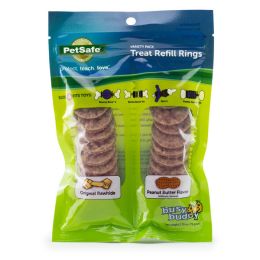 Busy Buddy Peanut Butter and Rawhide Rings 2.79 oz Small