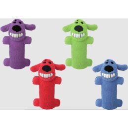 Multipet Loofa Dog Toy Assorted Mini 6in