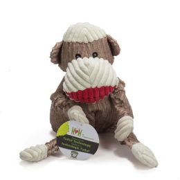 Hugglehounds Dog Stuey Sock Monkey Knottie Large