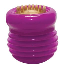 Starmark Groovy Ball with USA Made Treat Purple; 1ea-LG