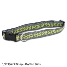 PetSafe Fido Finery Quick Snap Collar (Medium, Dotted Bliss)