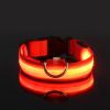 Glow-In-The-Dark Pet Collar For Dog & Cat; LED Dog Collar For Night Walking; USB charging