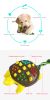 Wholesale colorful turtle molar stick toothbrush dog toys