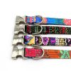 Dog Print Adjustable Collar; suitable For Large & Small Dogs